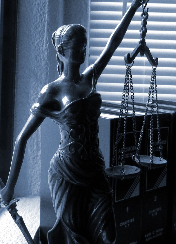 Foto de simbolo do direito e da advocacia